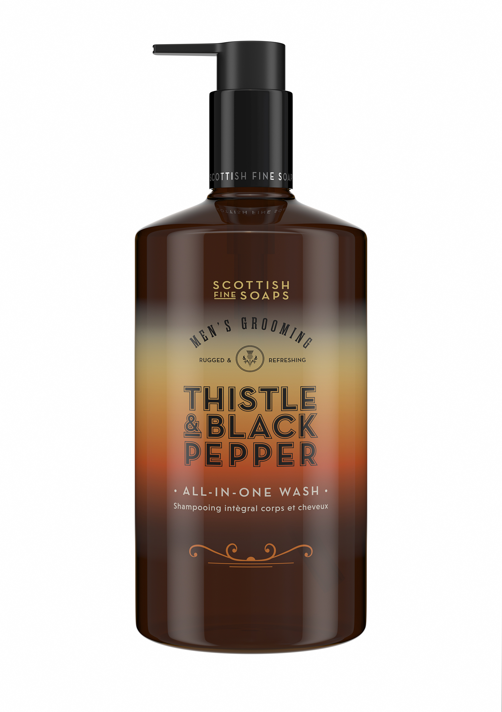 Scottish Fine Soaps Men's Grooming Thistle & Black Pepper All In One Wash  500 ml_2