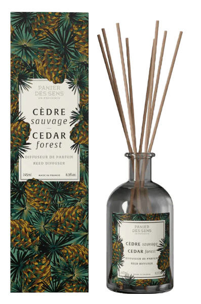 Panier des Sens Home Cedar Forest Reed Diffuser