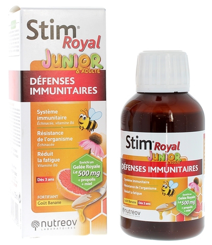 Nutreov Stim Royal Junior Afweerstysteem Siroop Vloeibaar  125 ml