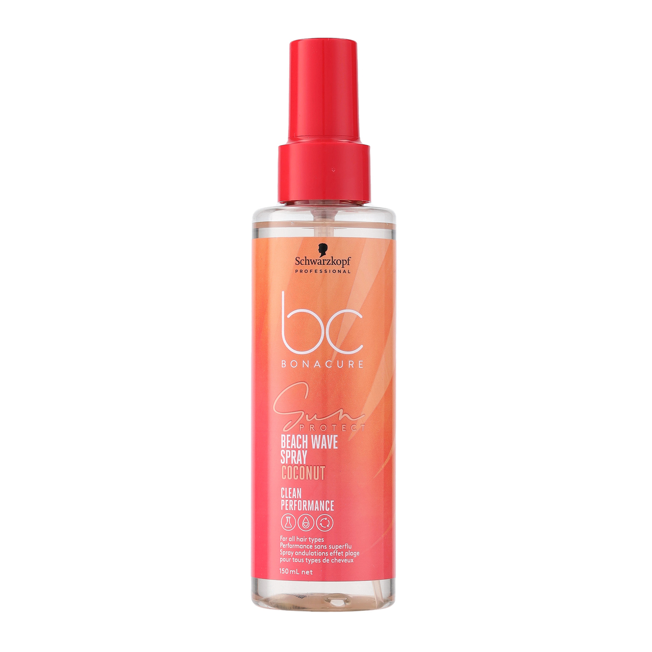 Schwarzkopf BonaCure Clean Performance Sun Protect Beach Wave Spray Coconut 150 ml