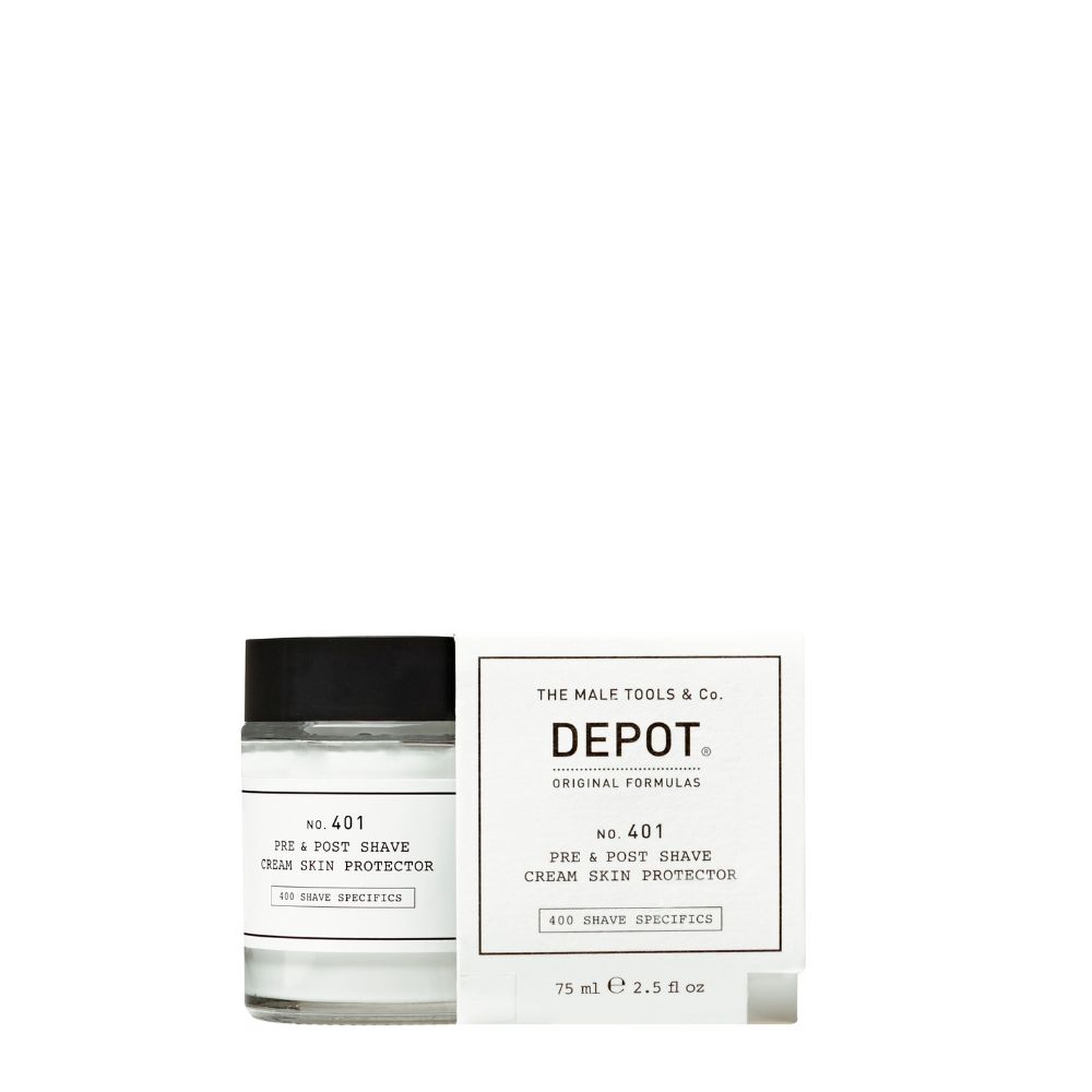 Depot Male Tools Shaving & Beard No.401 Pre&Post Shave Cream Skin Protector Crème  75 ml