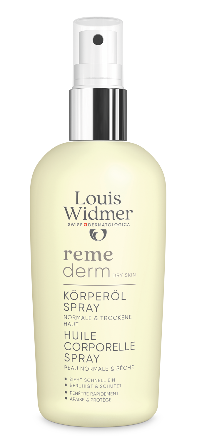 Louis Widmer Remederm Körperöl Spray Leicht Parfümiert 150ml