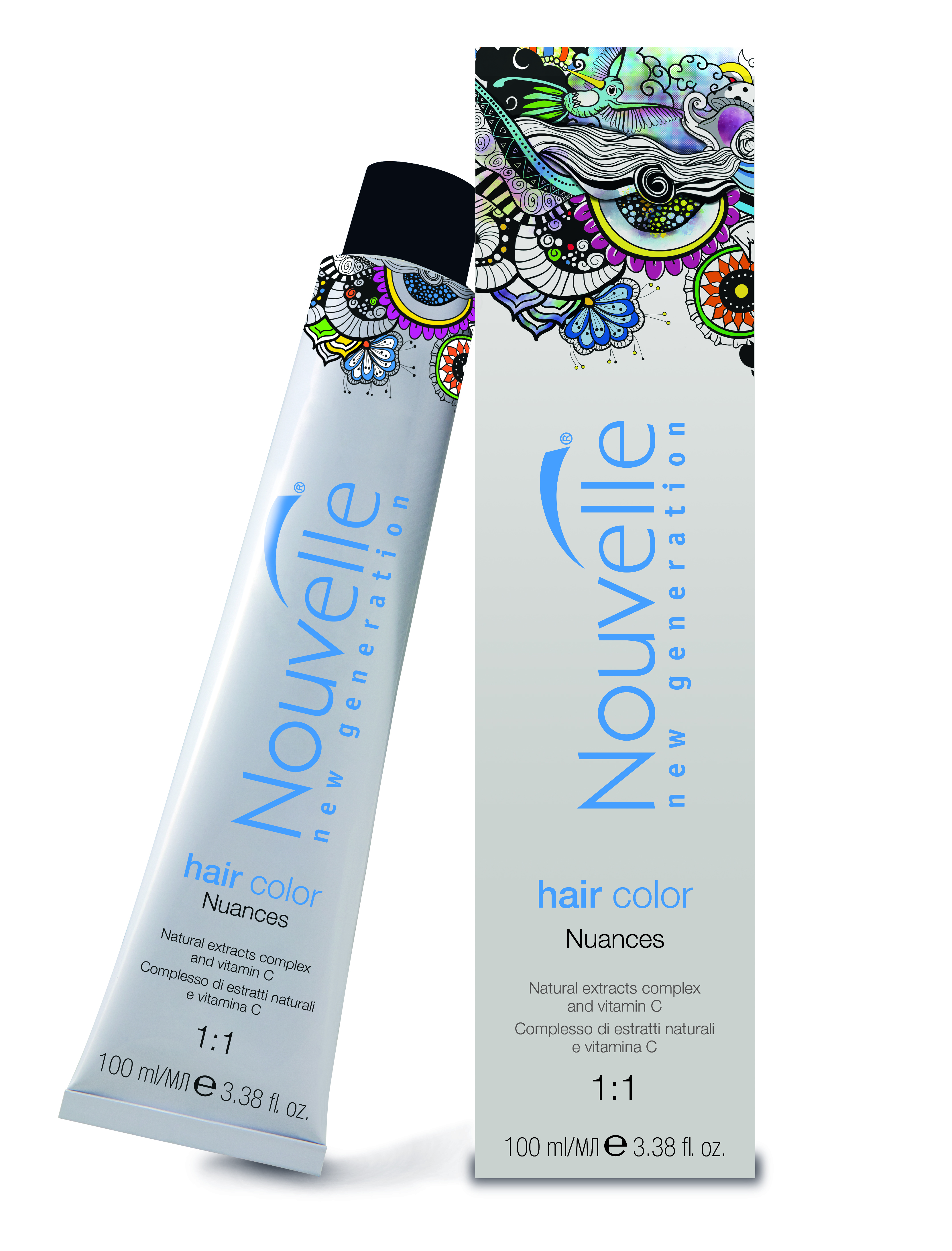 Nouvelle Hair Color Permanent Hair Color Haarverf  5.11 100 ml