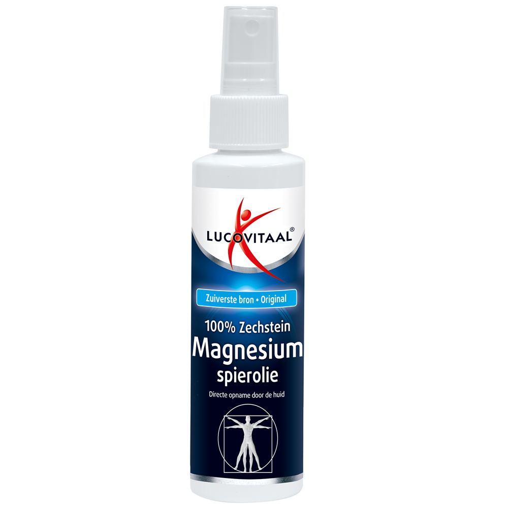 Lucovitaal Huid 100% Zechstein Magnesium Spierolie Spray Spieren 200 ml