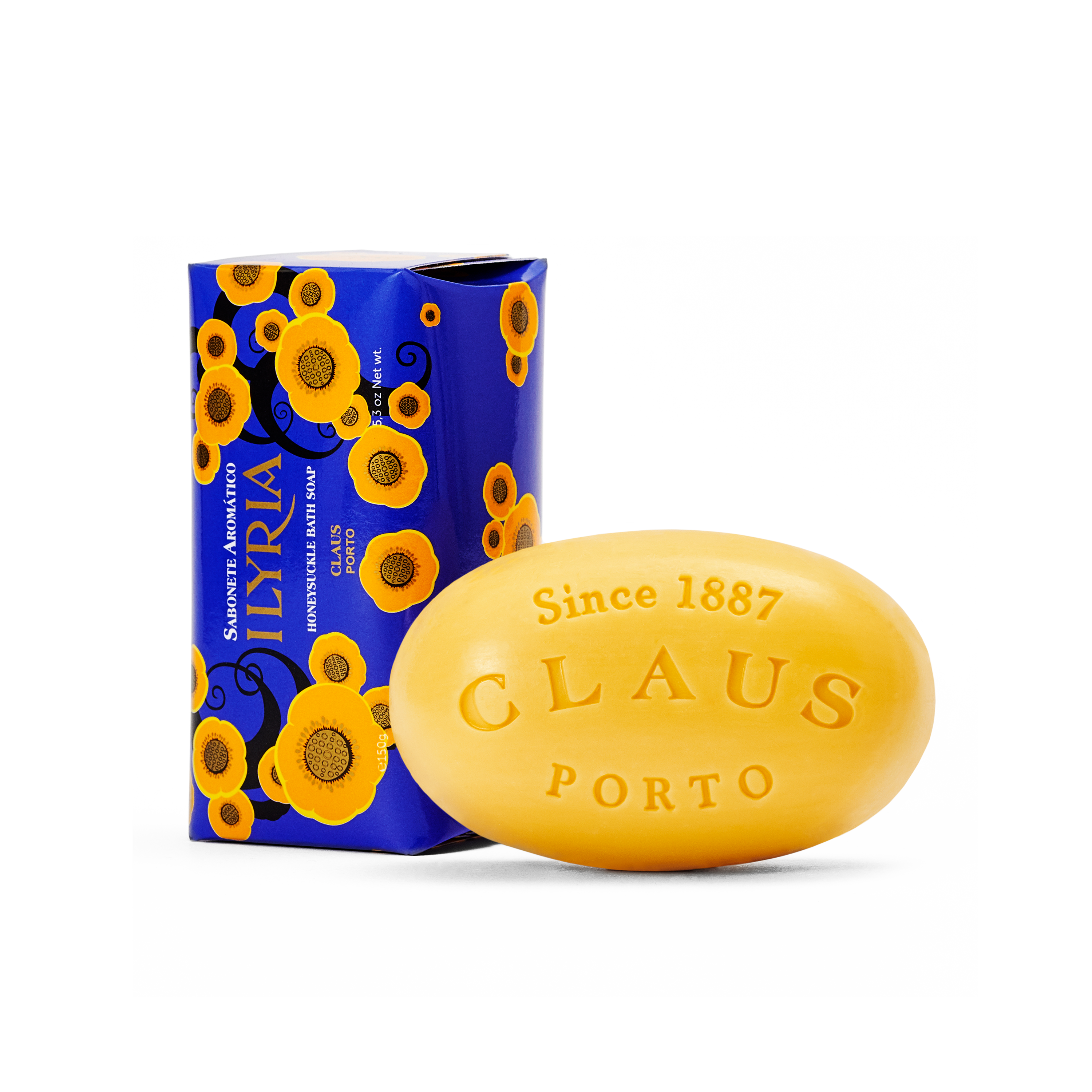 Claus Porto Soaps Deco Ilyria Honeysuckle Zeep  150 gr