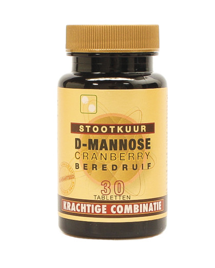 Artelle Stootkuur D-Mannose Tabletten Cranberry/Beredruif 30 Tab