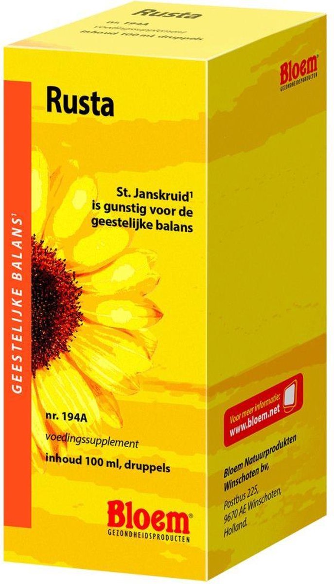 Bloem Rusta Liquide Équilibre mental 100ml