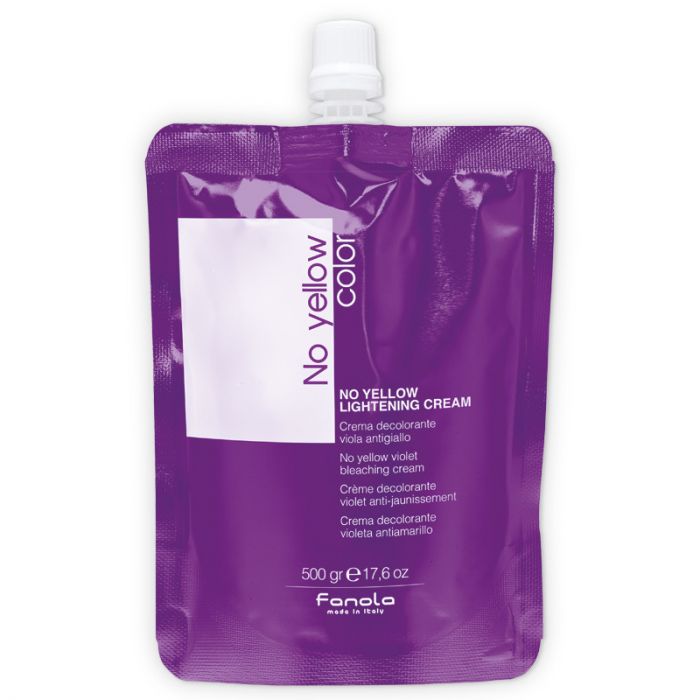 Fanola No Yellow Lightening Cream Crème Blond Haar/Highlights 500 gr