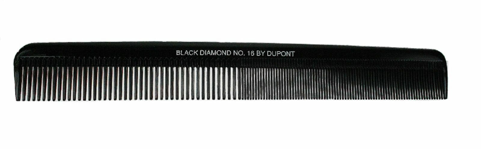 Denman Black Diamond Long Stylist #16 Kam  Zwart 1 St