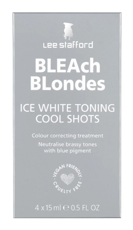 Lee Stafford Bleach Blondes Ice White Toning Cool Shots Lotion  60 ml