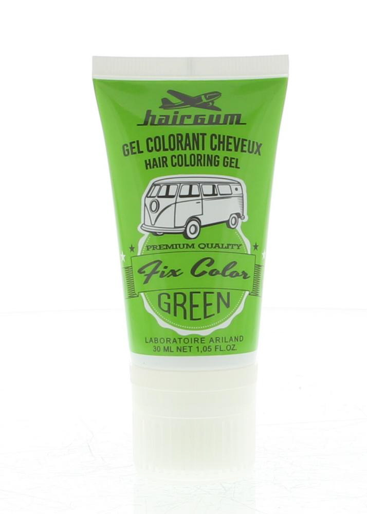 Hairgum Fix Color Hair Coloring Gel Ref.022400213 Green 30 ml