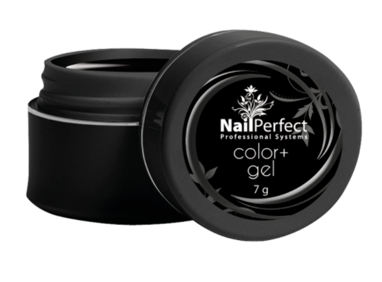 NailPerfect Gel Color+ Gel Black Nagellak  7 gr