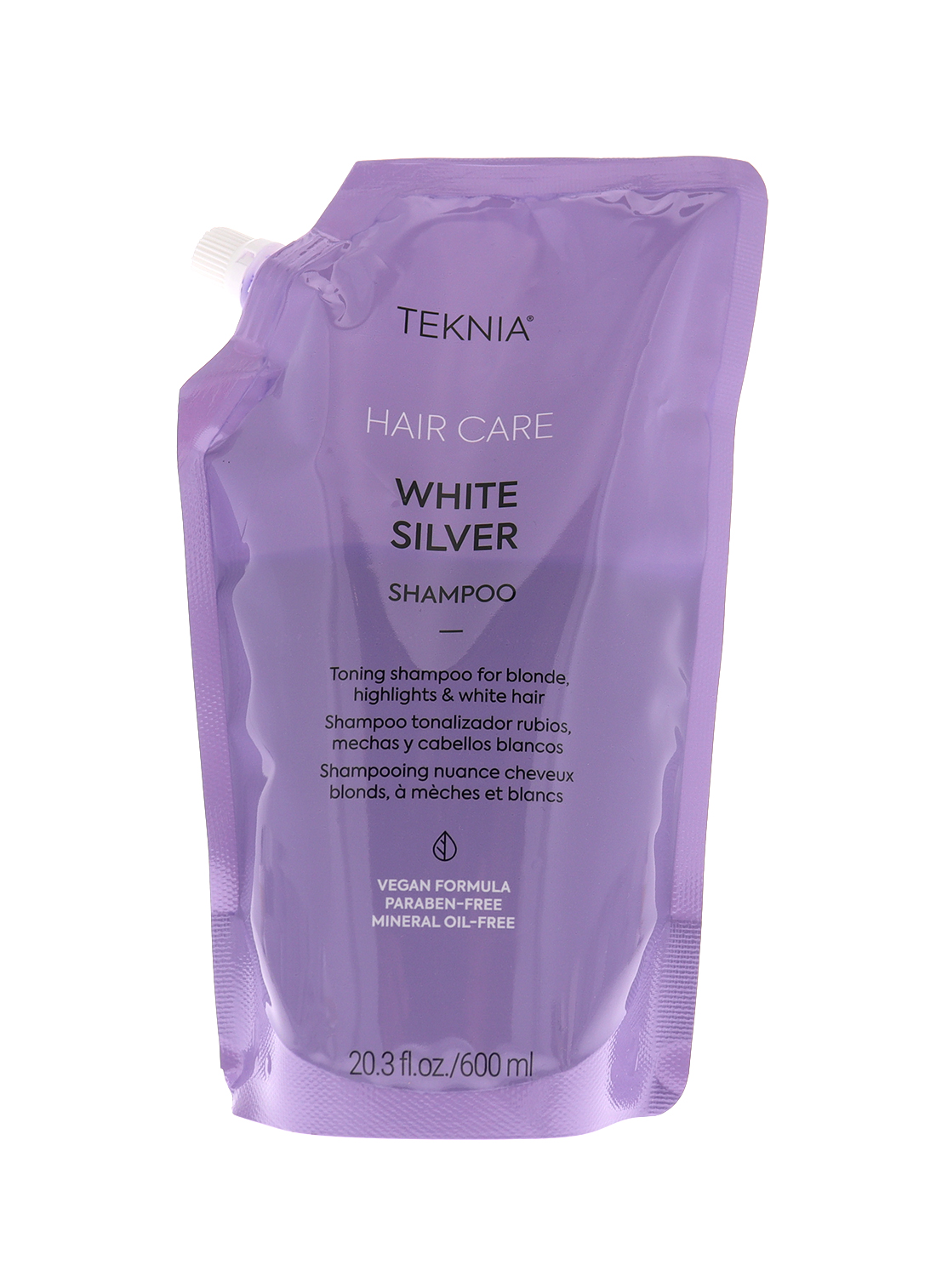 Lakmé Teknia White Silver Toning Shampoo Blond Haar 600 ml