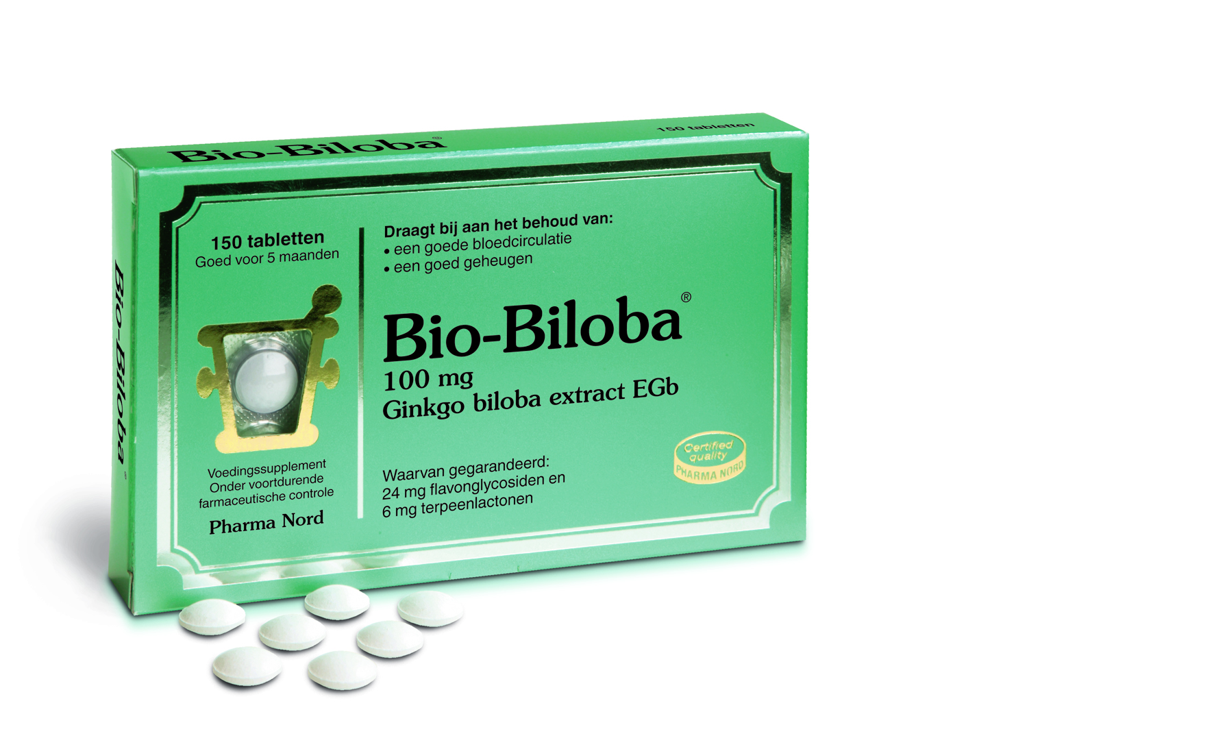 Pharma Nord Bio-Biloba Tabletten Circulatie 150 Tab