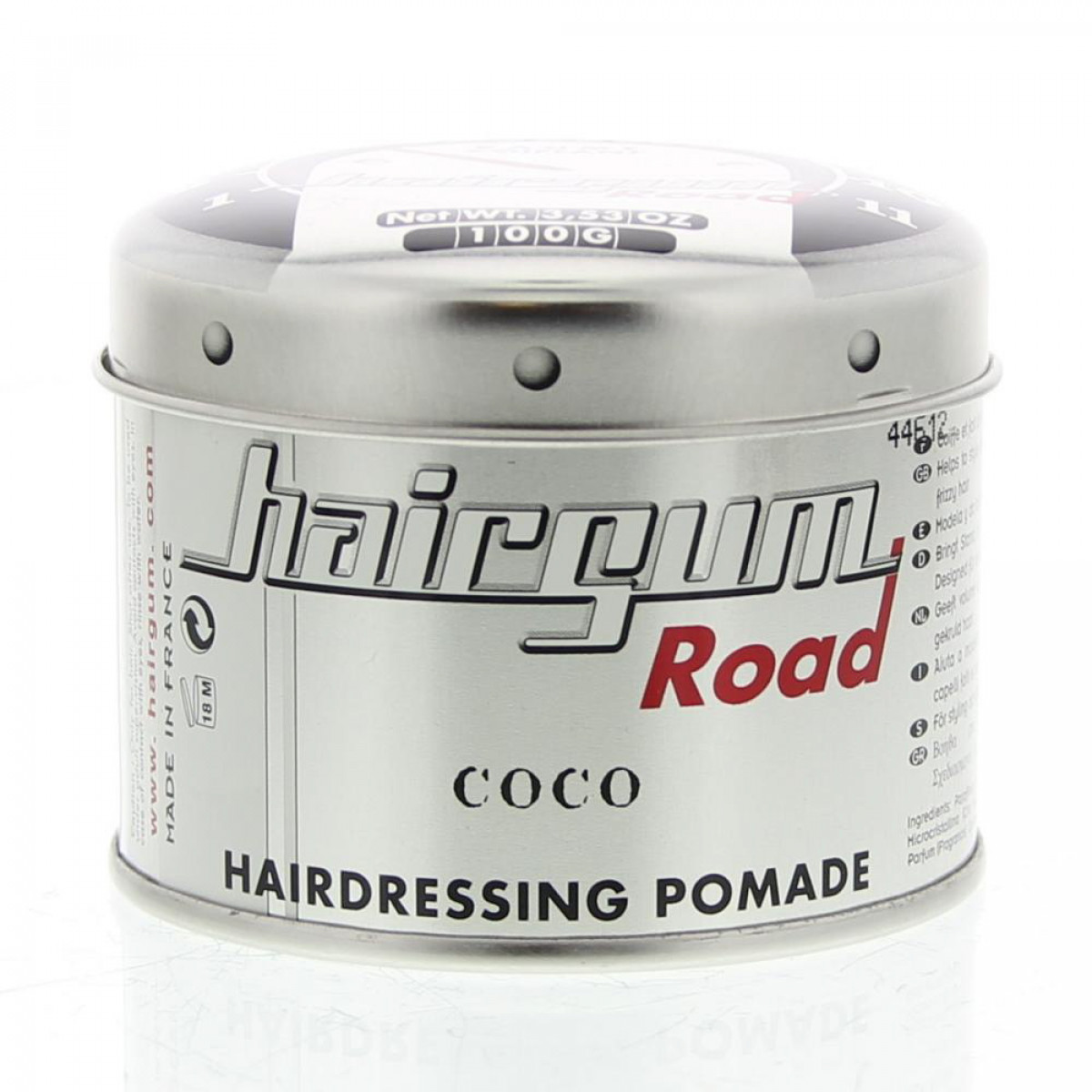 Hairgum Road Coconut Hairdressing Pomade Ref.022006110 100 gr