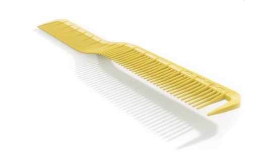 Curve-O Specialist Combs Left-Handed Hard Cutting Comb Kam Mellow Yellow 1 St