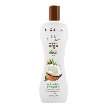 BioSilk Silk Therapy Organic Coconut Oil Moisturizing Conditioner 355 ml_2