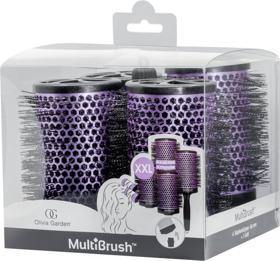 Olivia Garden Multibrush One Size Kit XXL 4x66mm Set BR-MBKT5-TH66B 1 Pak
