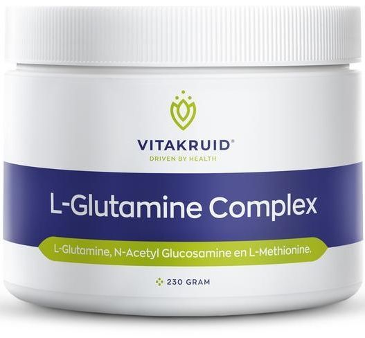 Vitakruid L-Glutamine Complex Poeder Stofwisseling 230 gr