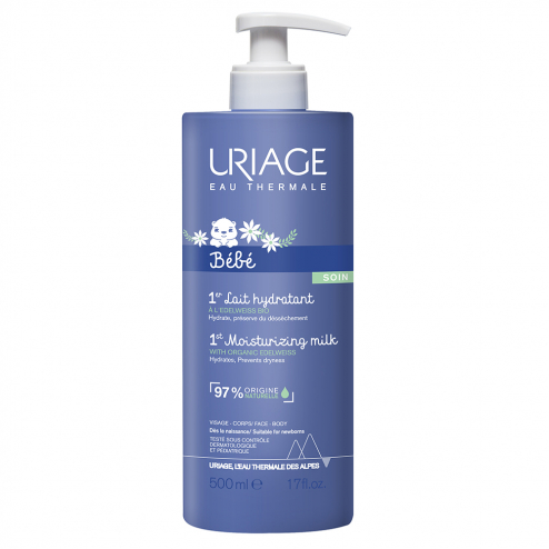 Uriage Bébé Lait Hydratant Moisturizing Milk Melk Gezicht-Lichaam 500 ml