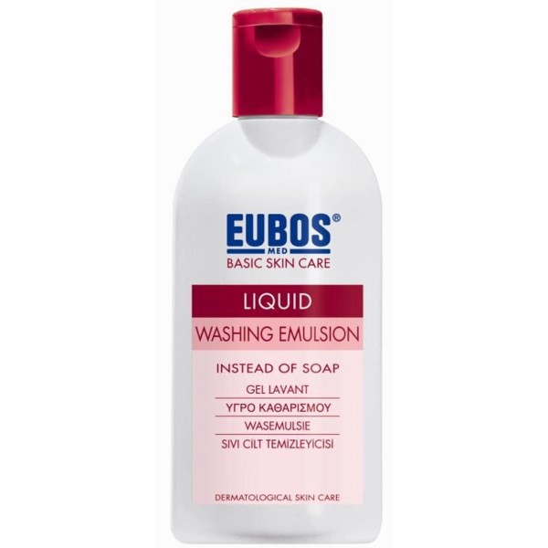 Eubos Roze Liquid Washing Emulsion Gel 0869-198 Geparfumeerd 200 ml