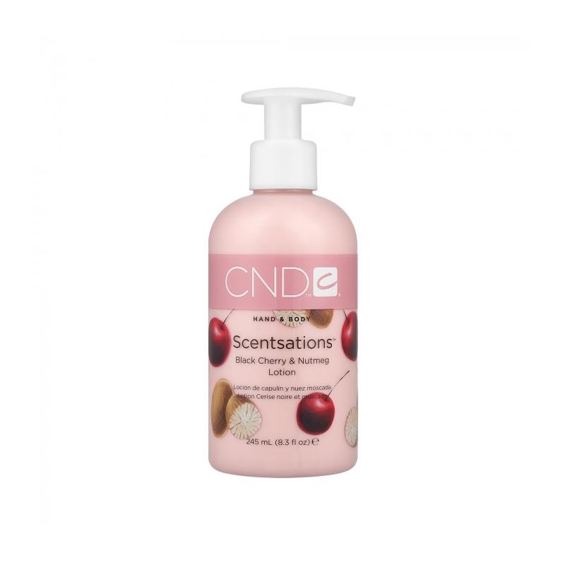 CND Scentsations Hand & Body Lotion Melk Black Cherry & Nutmeg 245 ml