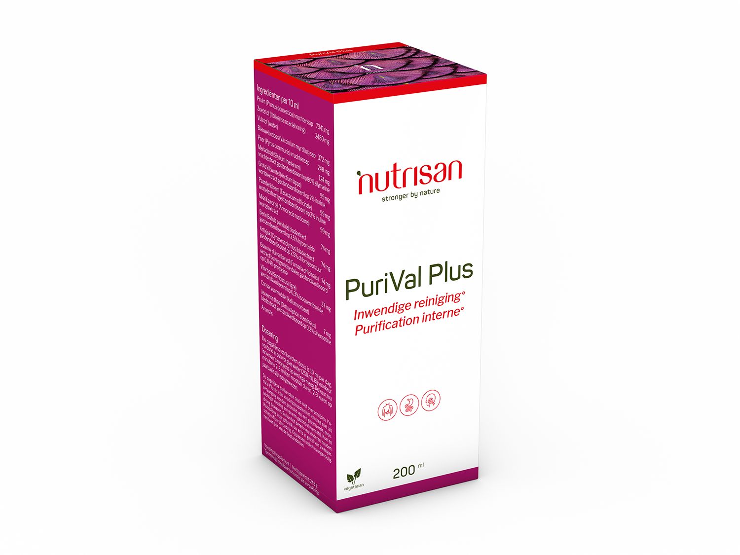 Nutrisan PuriVal Plus Vloeibaar Inwendige Reiniging 200 ml