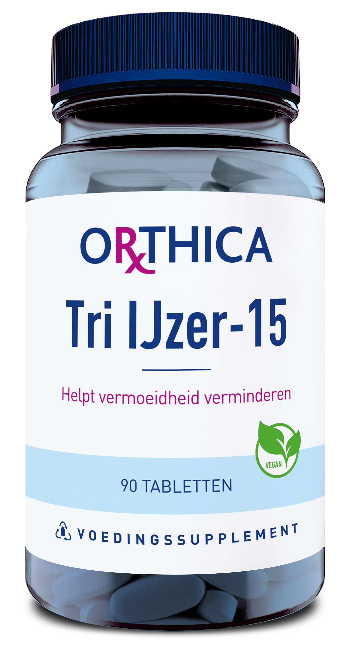 Orthica Tri-Ijzer-15 Tabletten  90 Tab