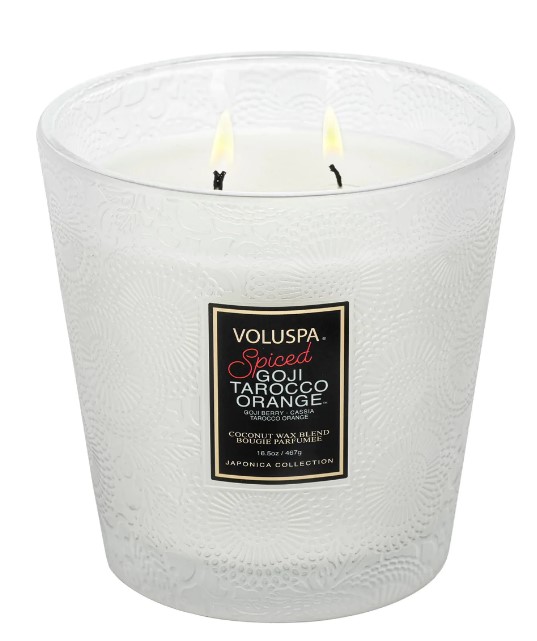 Voluspa Japonica Goji Tarocco Orange 2 Wick Hearth Candle 46. 1 St