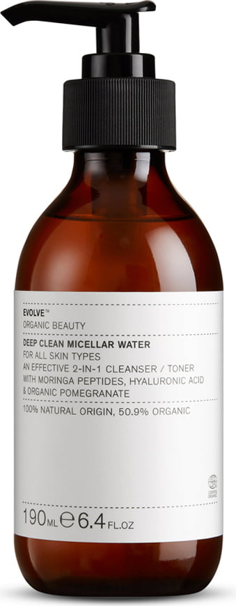 Evolve Organic Beauty Cleansers Deep Clean Micellar Water Lotion  190 ml