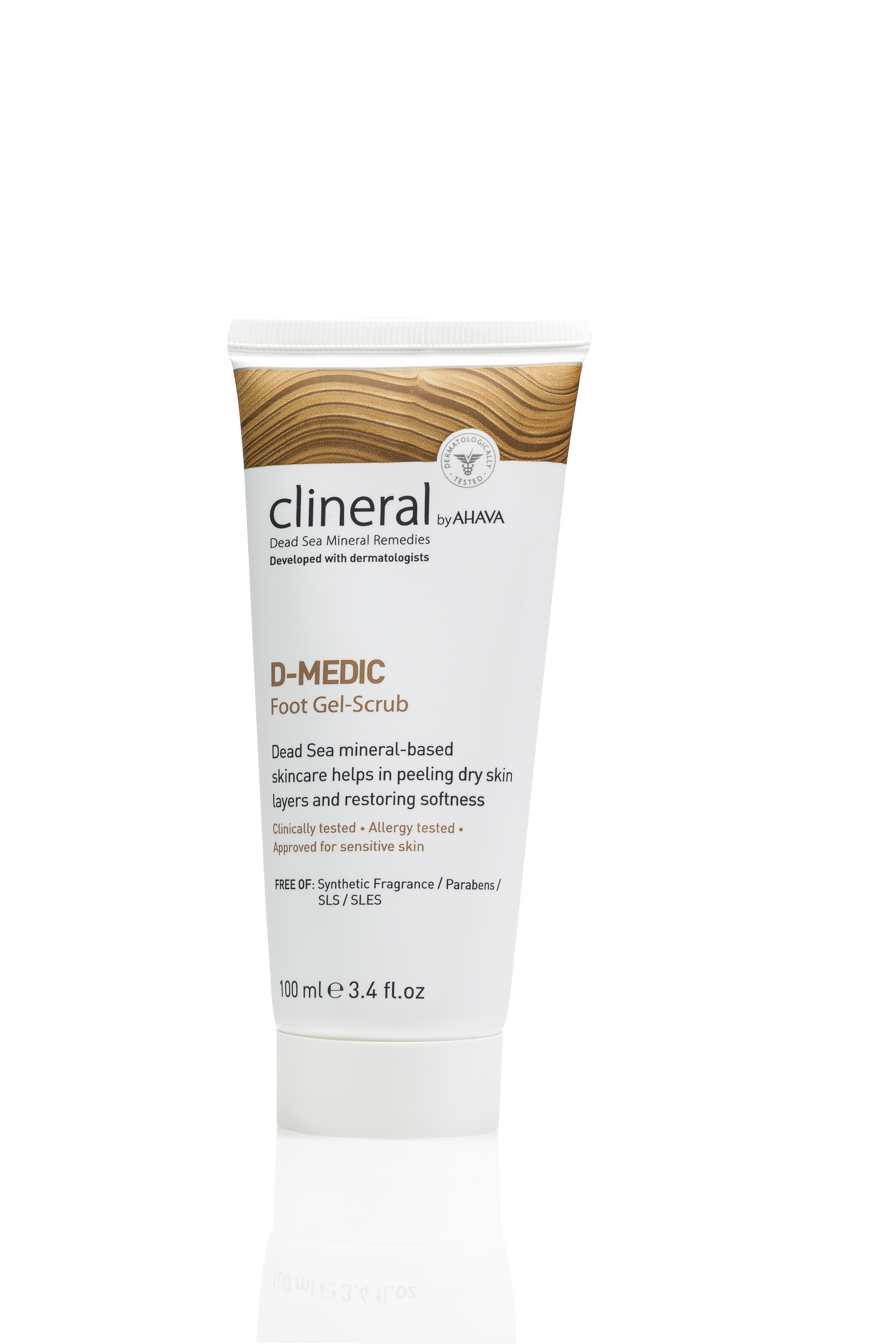Ahava Clineral D-Medic Foot Gel-Scrub Peeling Diabetische Voet 100 ml