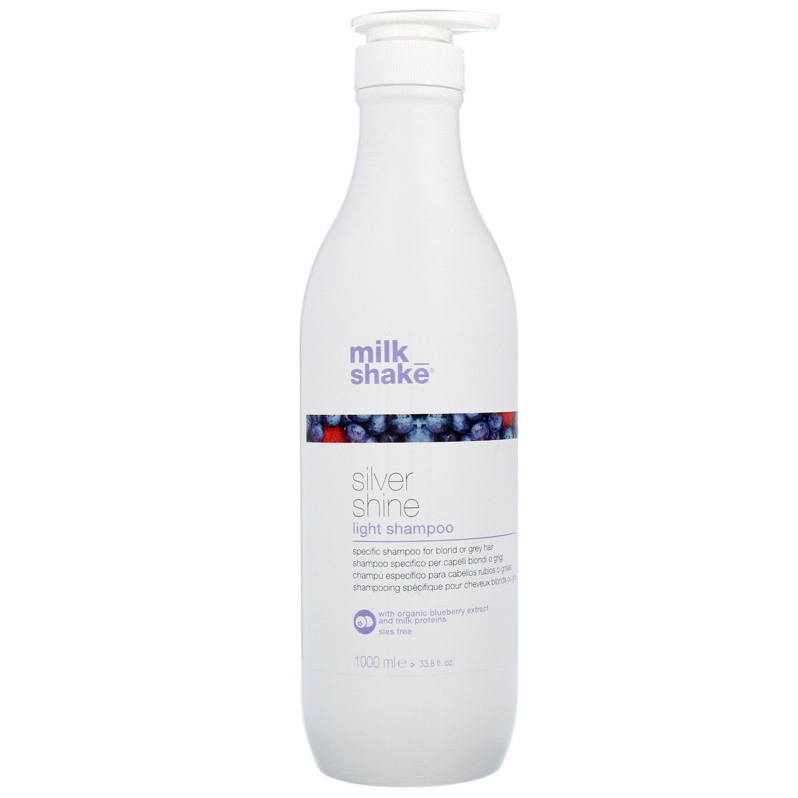 Milk_Shake Silver Shine Light Shampoo Blond/Grijs Haar 1000 ml