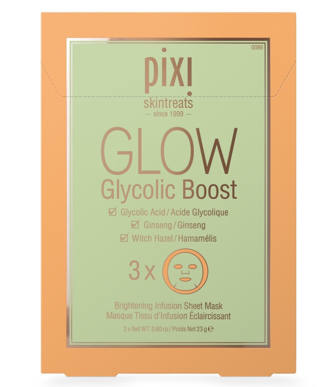 Pixi Skintreats Masque dinfusion éclaircissant