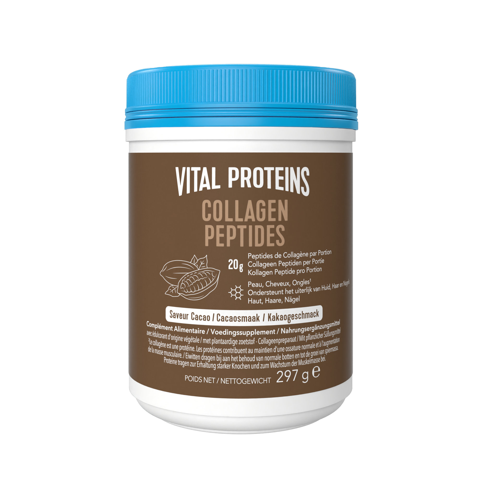 Vital Proteins Collageen Peptides Cacao Smaak  297 gr