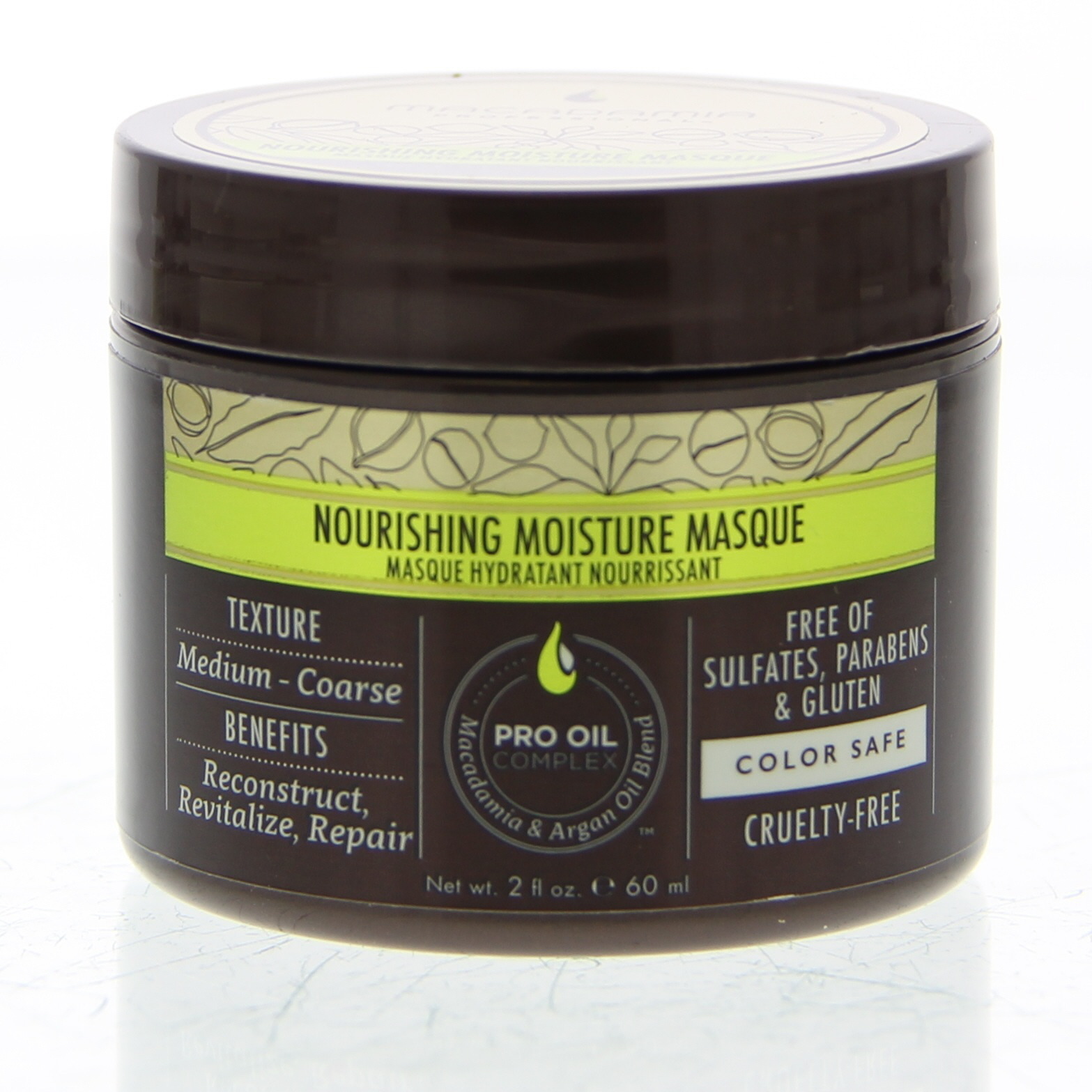 Macadamia Nourishing Moisture Masque Masker Droog/Stug Haar 60 ml