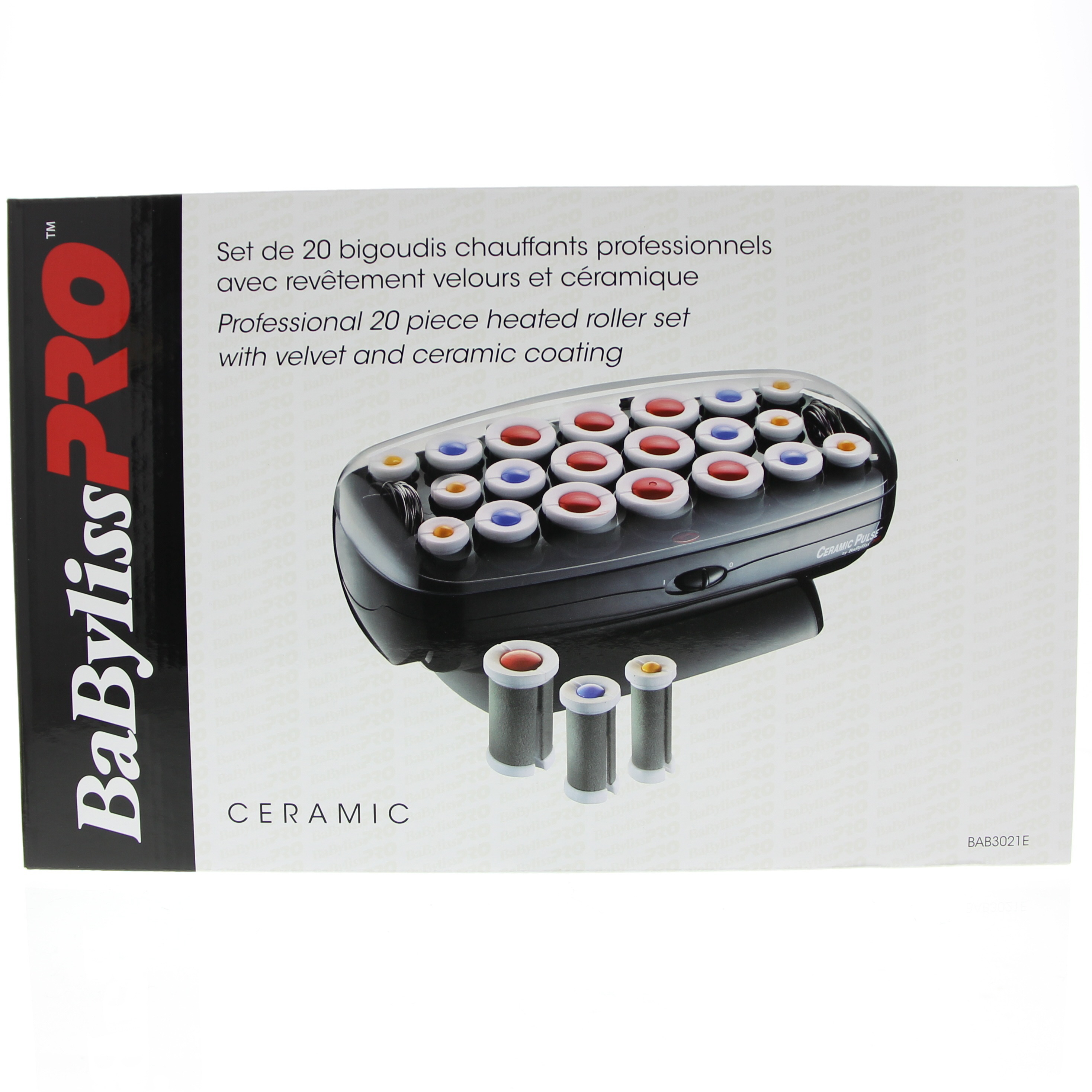 Babyliss Pro 20 Piece Heated Roller Set Ceramic Accessoire Ref.BAB3021E 1 St