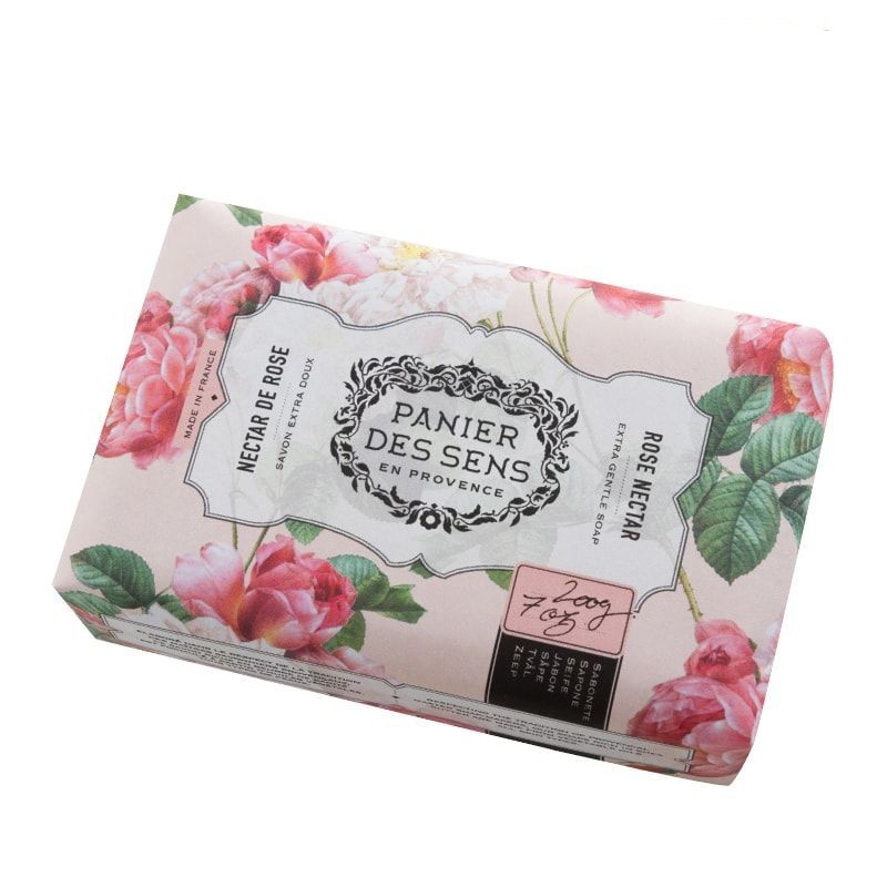 Panier des Sens Shea Butter Soaps Extra Gentle Soap Rose Nectar 200 gr