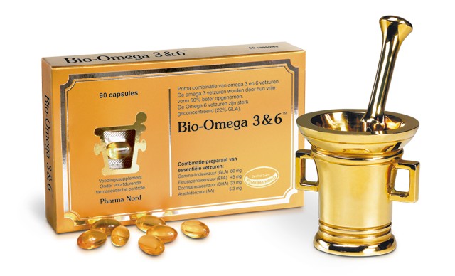 Pharma Nord Bio-Omega 3&6 Capsules Essentiële Vetzuren 90 Cap