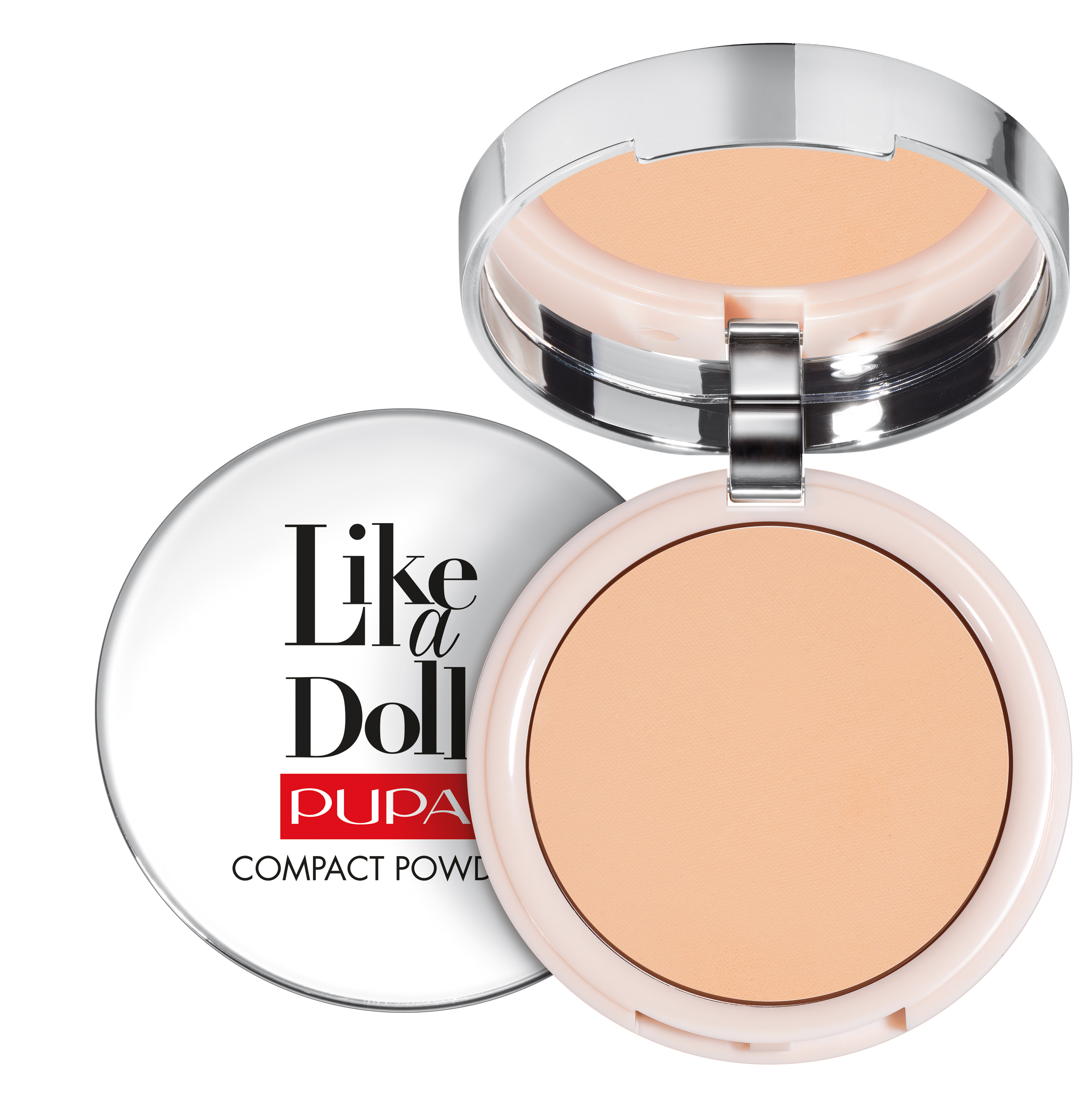 PUPA Maquillage visage Like A Doll Poudre compacte Peau nue 004 Beige chaud