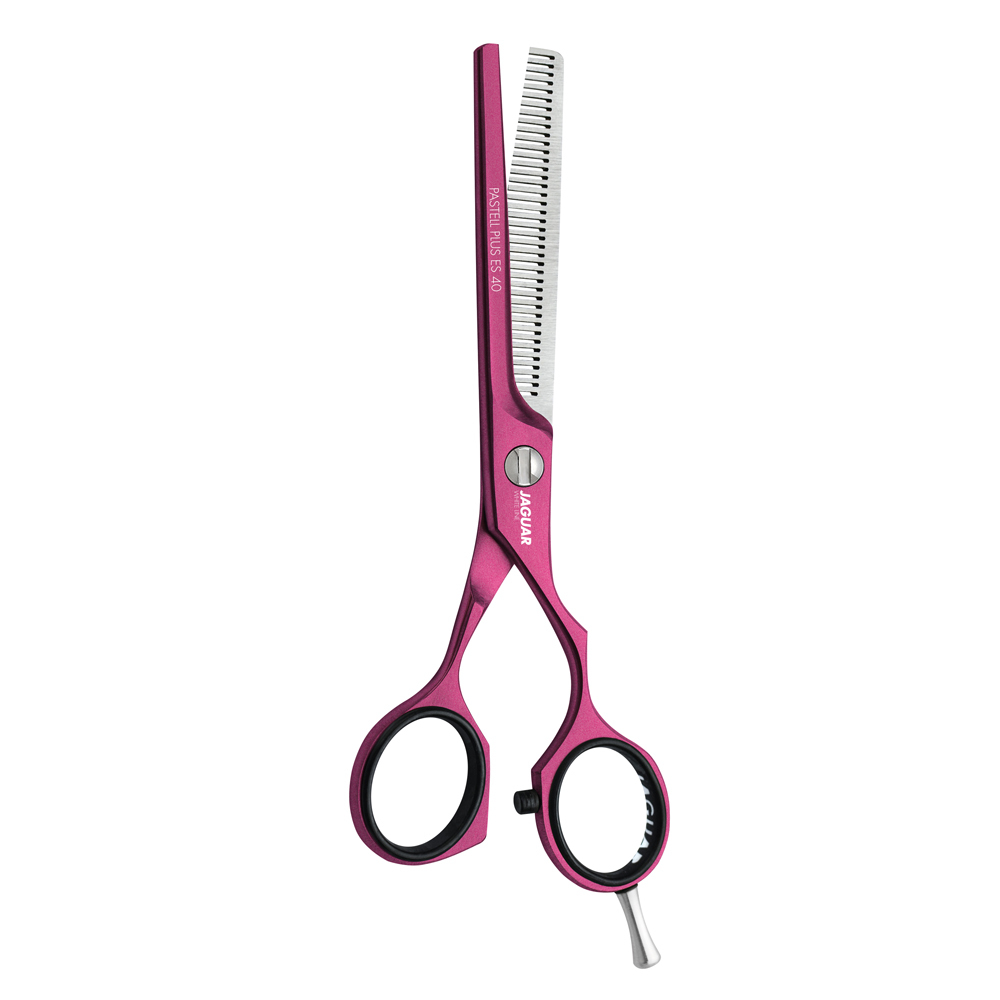 Jaguar Scissors White Line Pastell Plus Offset ES40 Candy 5,5 Effileerschaar Item no.3054-3 1 St