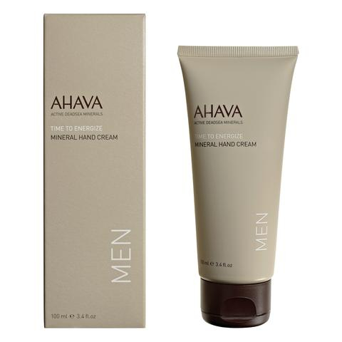Ahava Time To Energize Men Mineral Hand Cream Crème Droge Handen 100 ml