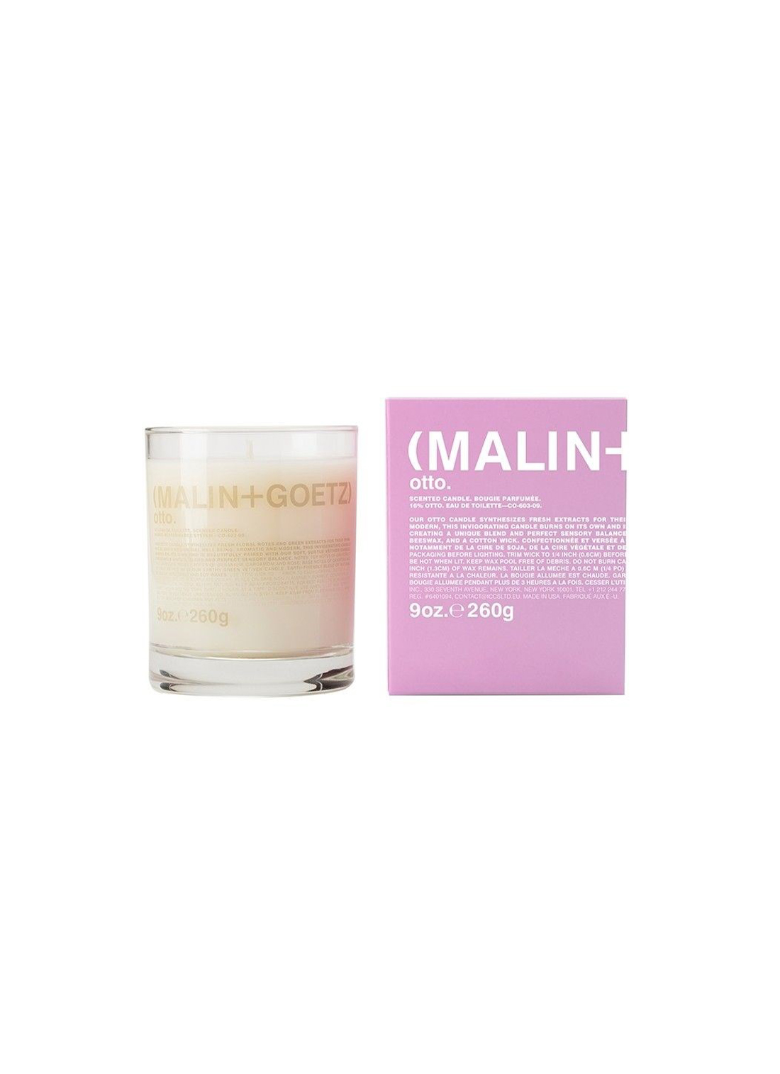 Malin + Goetz Candles Otto Scented Candle Geurkaars  260 gr