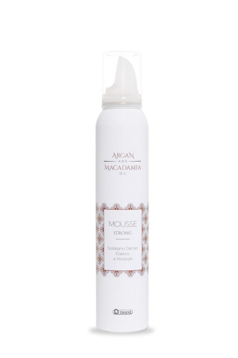 Biacrè Argan and Macadamia Oil Strong Mousse  200 ml