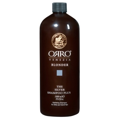 Orro Venezia Blonder The Silver Shampoo Plus Blond Haar 1000 ml