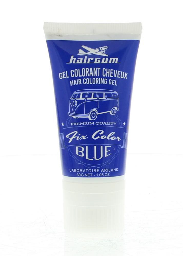 Hairgum Fix Color Hair Coloring Gel Ref.022400204 Blue 30 ml