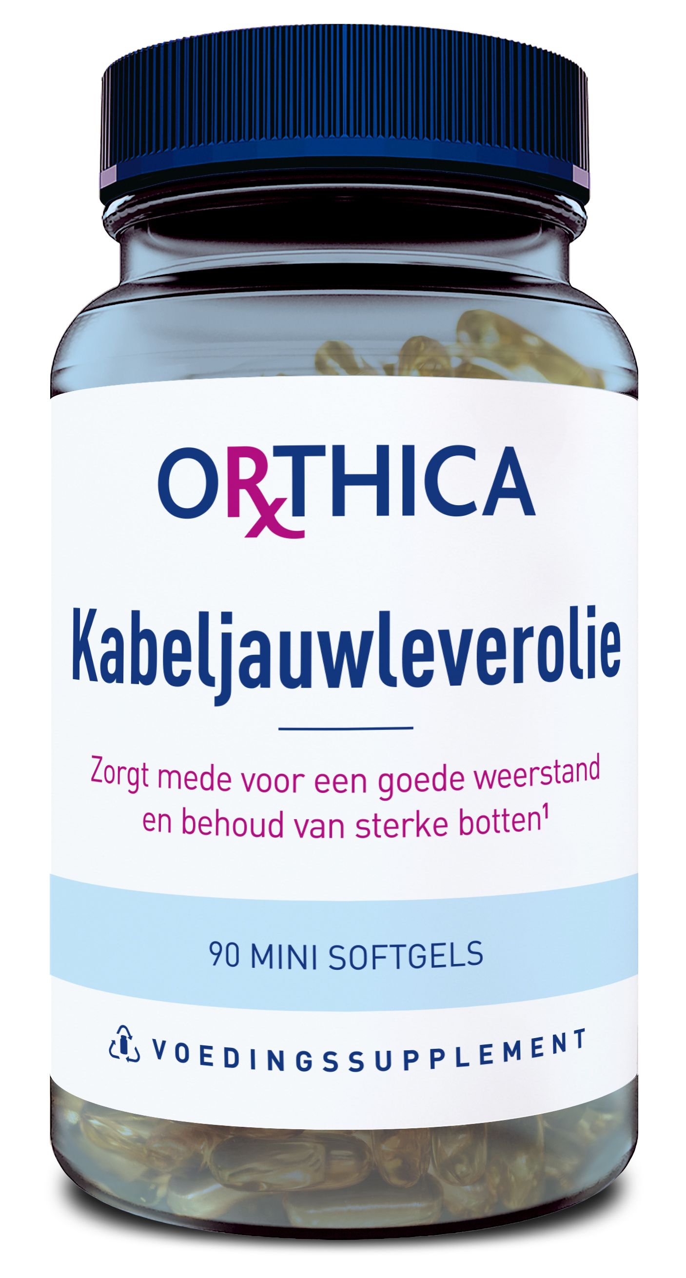Orthica Kabeljauwleverolie Capsules  90 Cap