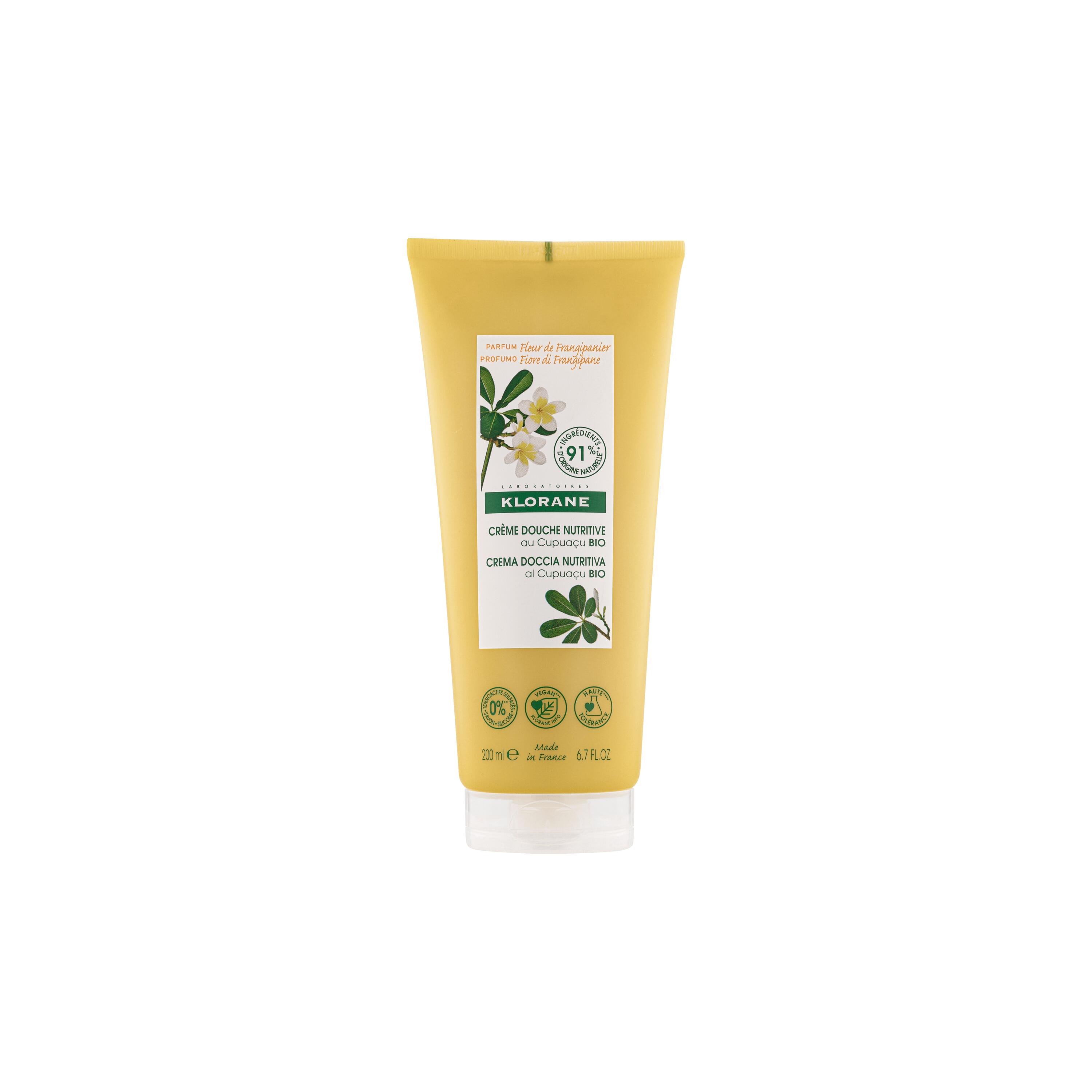 Klorane Huid Fleur de Frangipanier Crème Douche Nutritive  200 ml