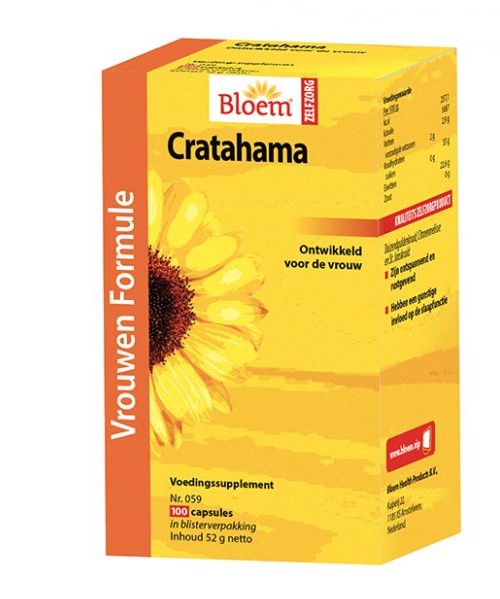 Bloem Cratahama Capsules Vrouw 50+ 100 Cap