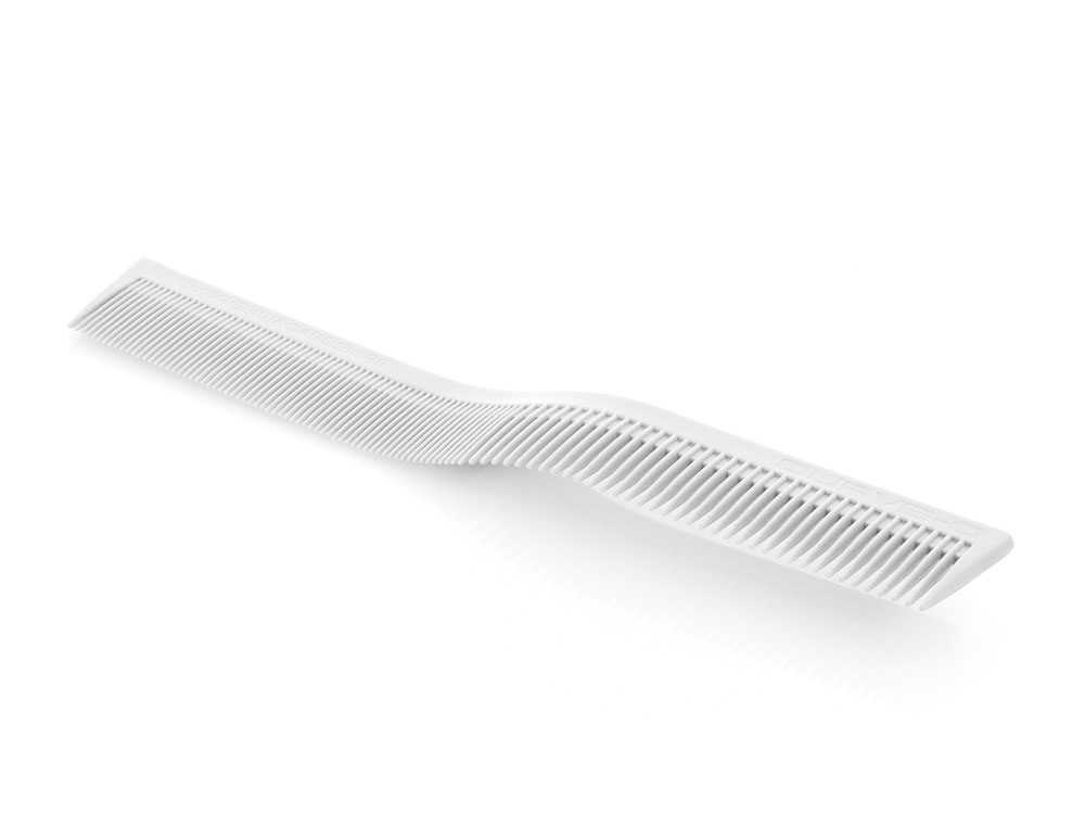 Curve-O Specialist Combs Left-Handed Hard Cutting Comb Kam White 1 St
