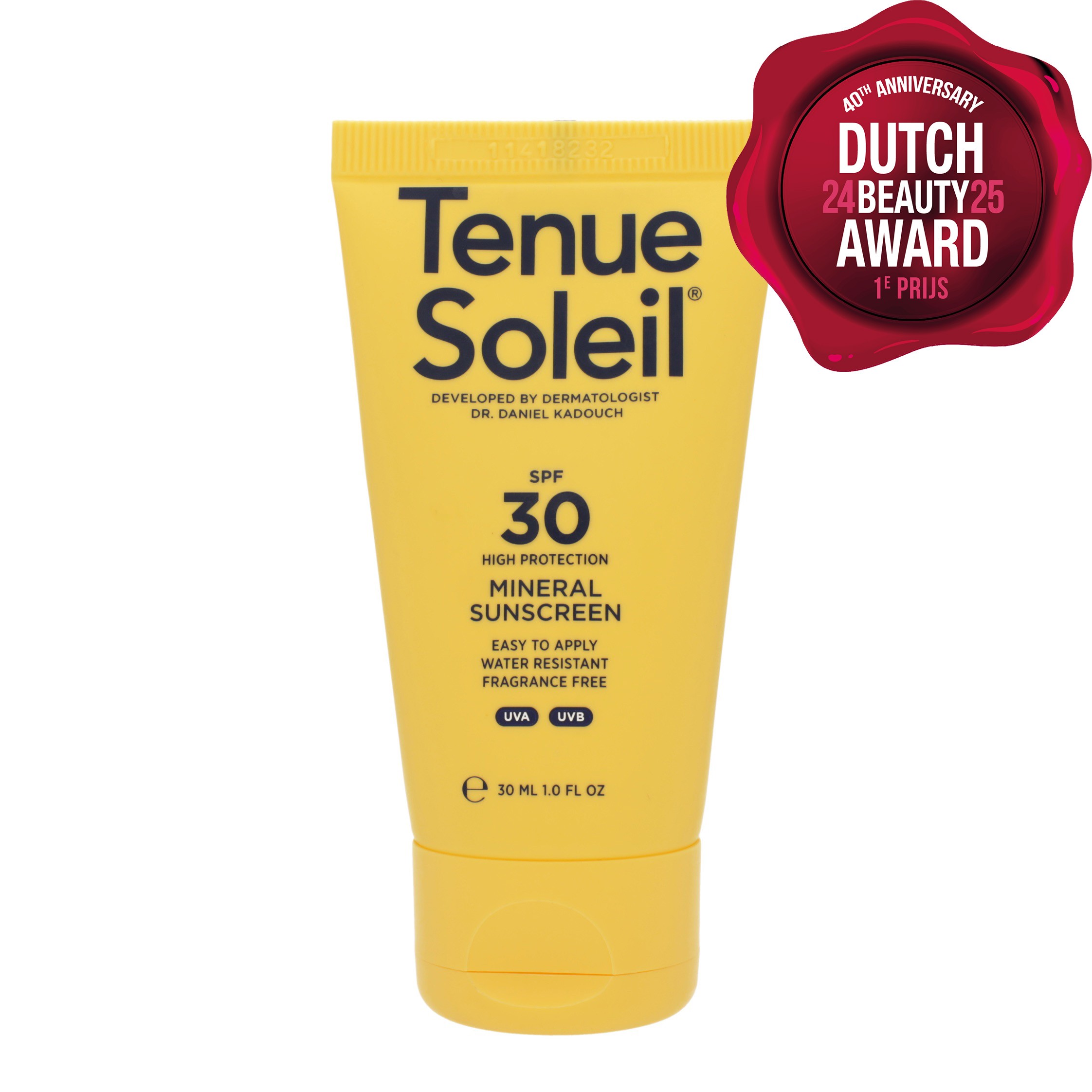 Tenue Soleil SPF30 Mineral Sunscreen Crème  30 ml